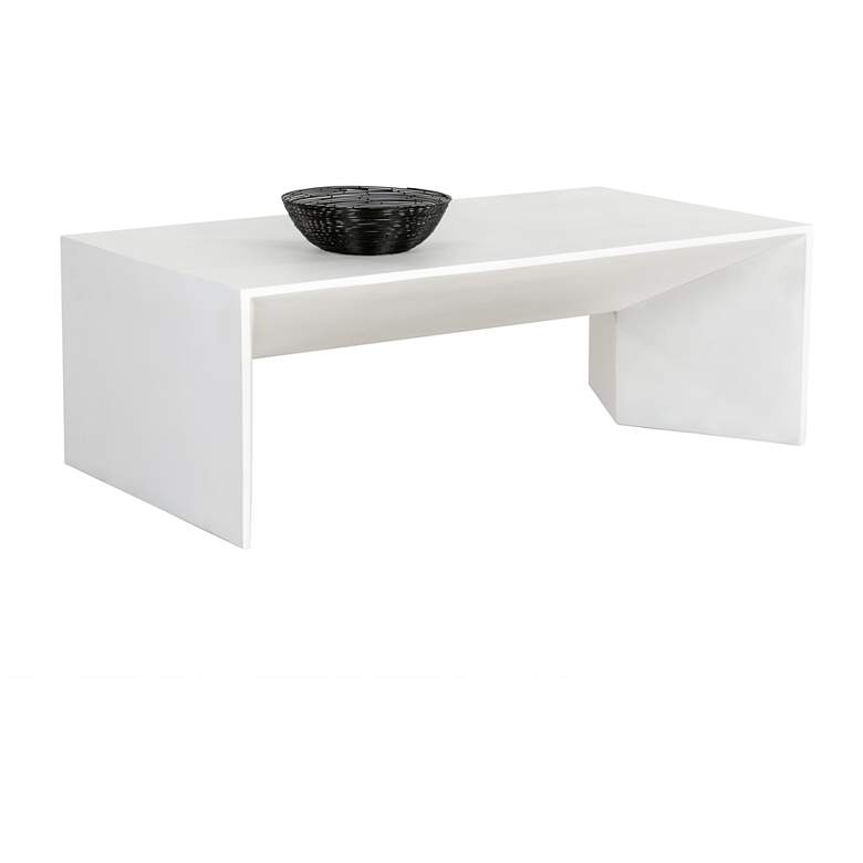 Image 1 Sunpan Nomad Coffee Table White