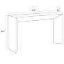 5_Sunpan Nomad Console Table Gray more views