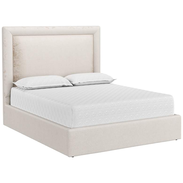 Image 1 Sunpan Nylah Bed Queen Bergen Taupe