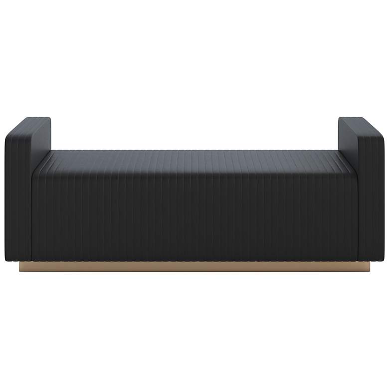Image 2 Sunpan Odette Bench Maven Black more views