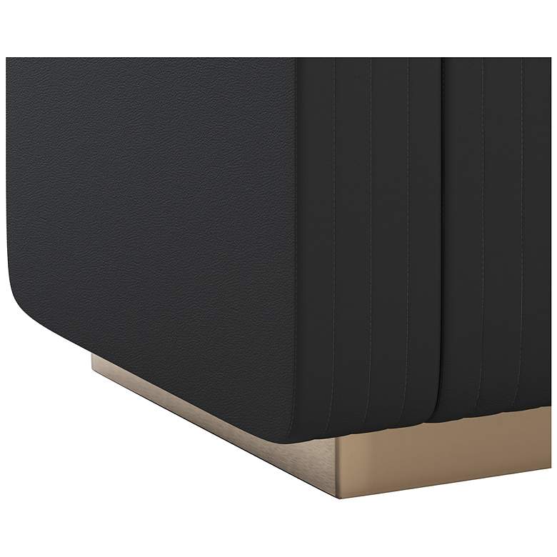 Image 3 Sunpan Odette Bench Maven Black more views