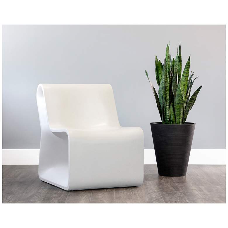 Image 2 Sunpan Odyssey Lounge Chair White more views