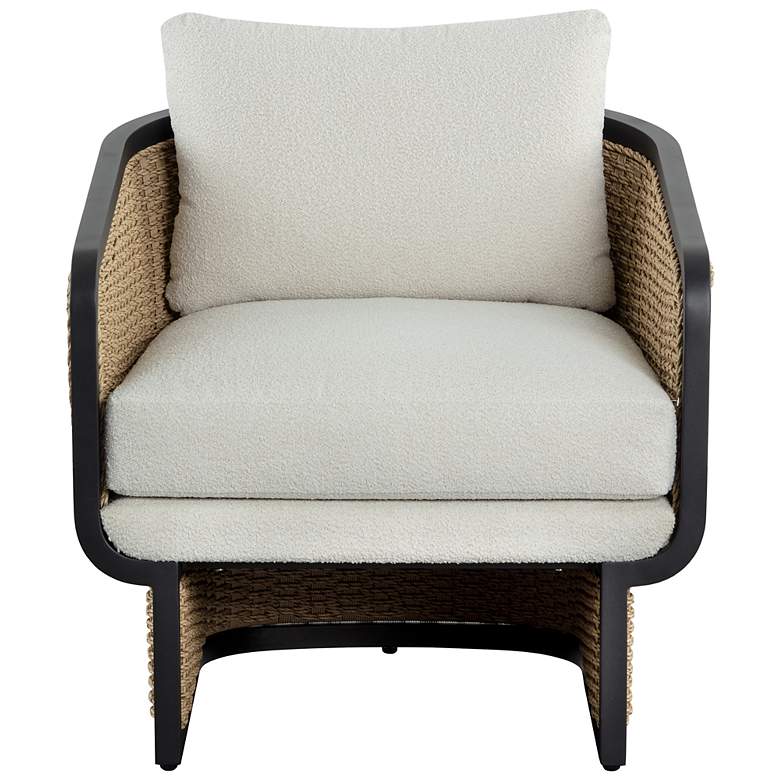 Image 2 Sunpan Olbia Lounge Chair Louis Cream more views