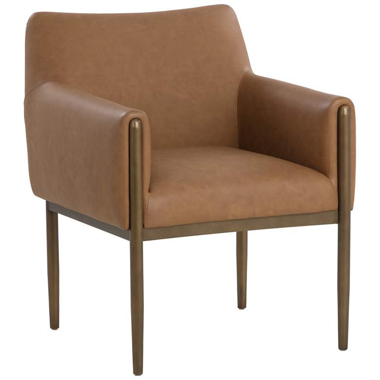 Image 1 Sunpan Olea Lounge Chair Milliken Cognac