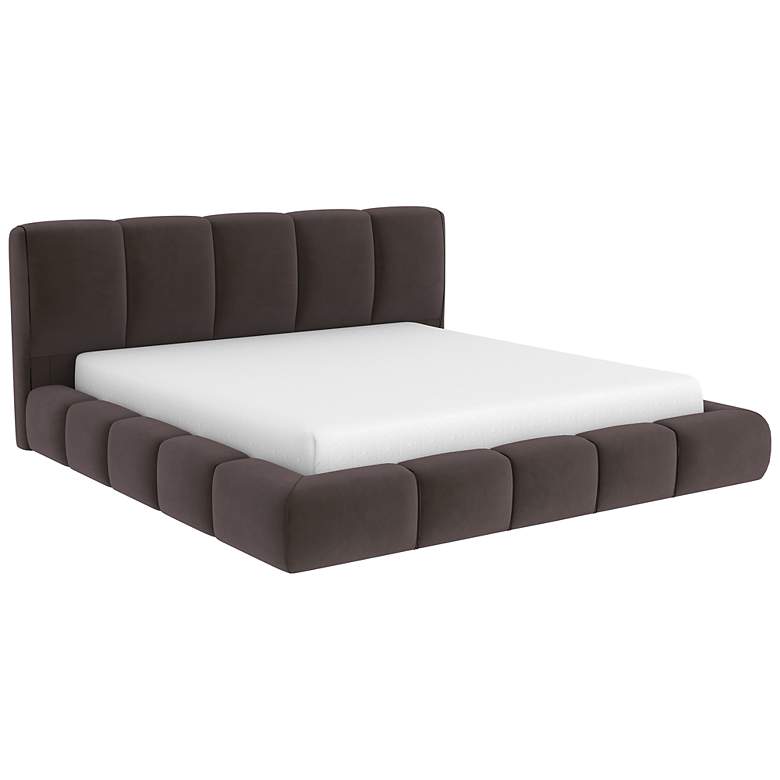 Image 3 Sunpan Olena Bed King Meg Ash more views