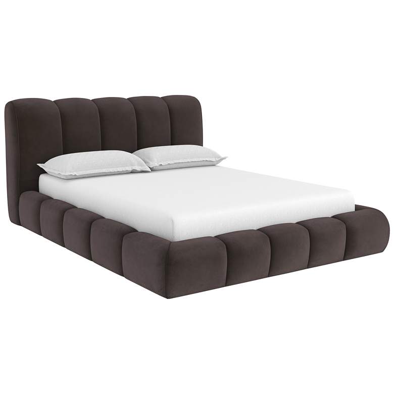 Image 1 Sunpan Olena Bed Queen Meg Ash