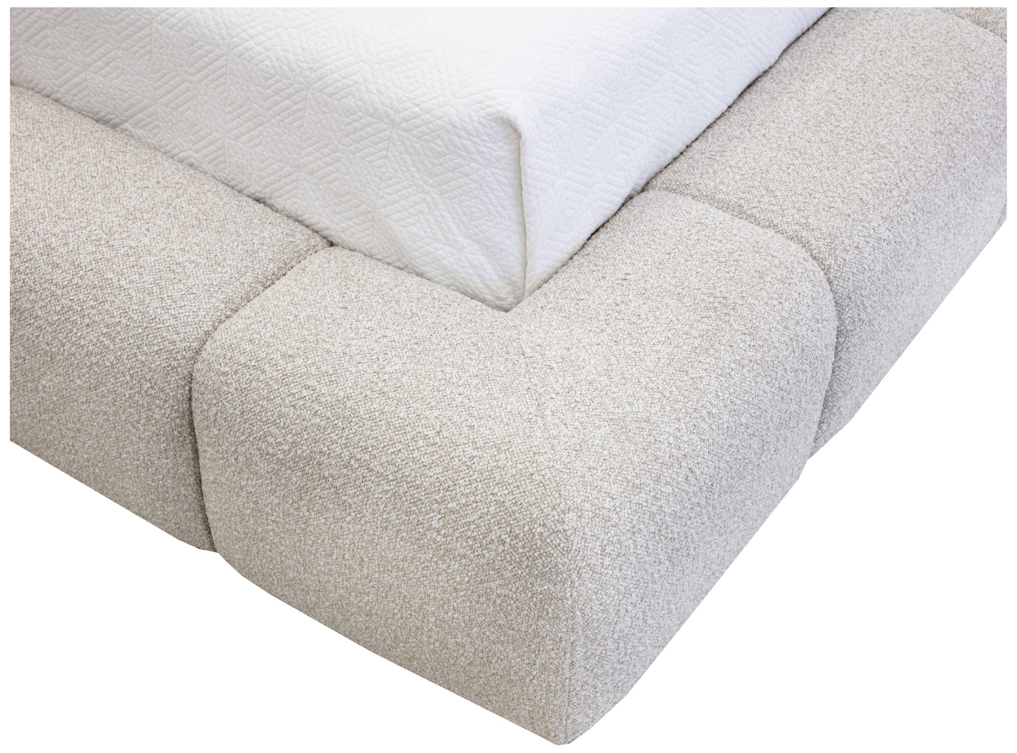 Image 3 Sunpan Olena Bed Santa Cruz Oatmeal more views