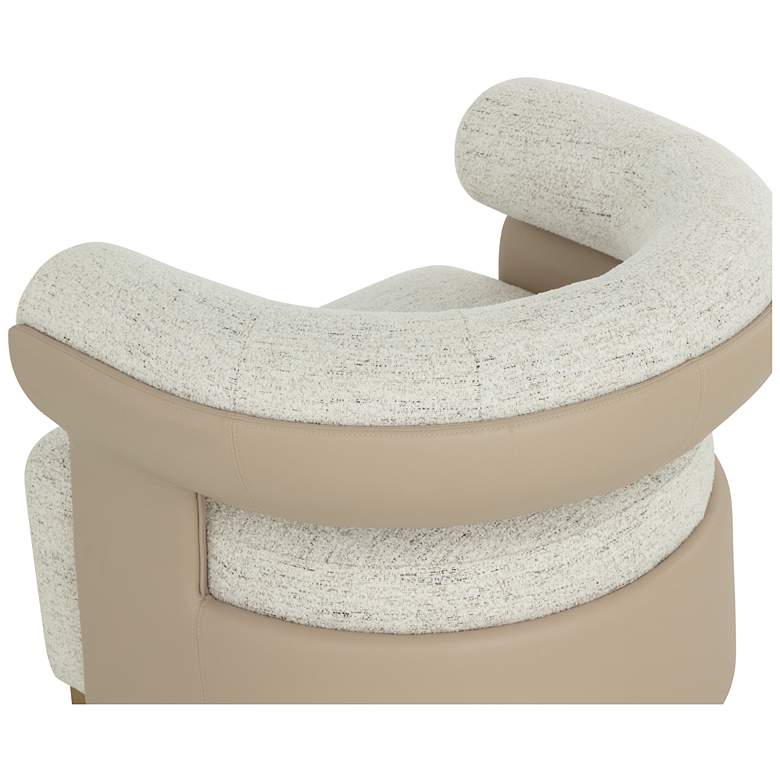 Image 5 Sunpan Olida Swivel Lounge Chair Hailey Moon and Napa Beige more views