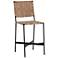 Sunpan Omari Counter Stool Suede Light Tan Leather
