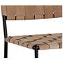 4_Sunpan Omari Counter Stool Suede Light Tan Leather more views