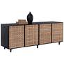 1_Sunpan Omari Sideboard Large Suede Light Tan Leather