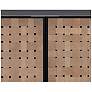 7_Sunpan Omari Sideboard Large Suede Light Tan Leather more views