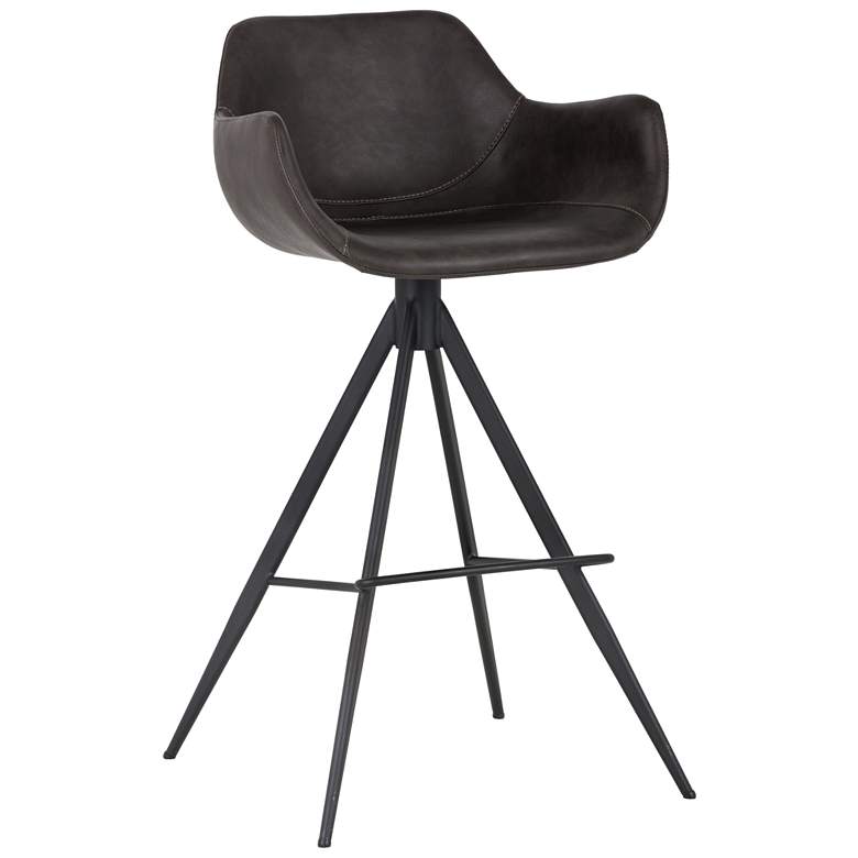 Image 1 Sunpan Owen Swivel Barstool Town Gray