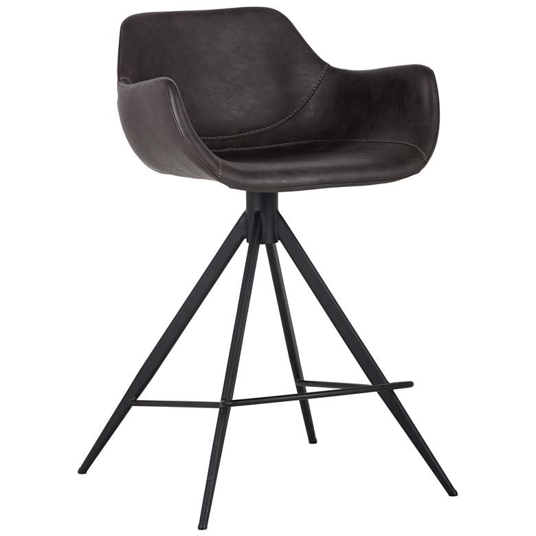Image 1 Sunpan Owen Swivel Counter Stool Town Gray