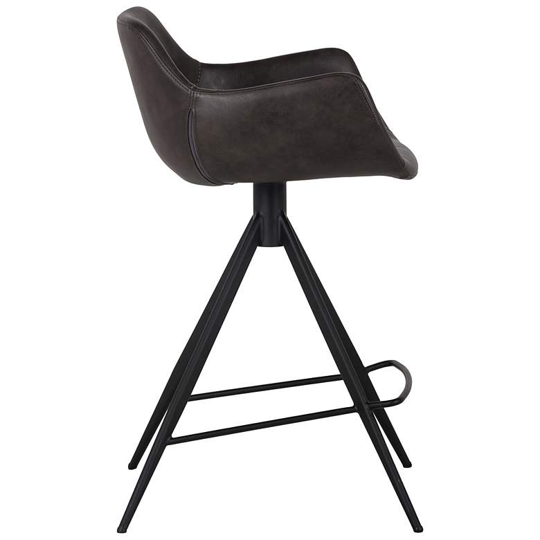 Image 2 Sunpan Owen Swivel Counter Stool Town Gray more views