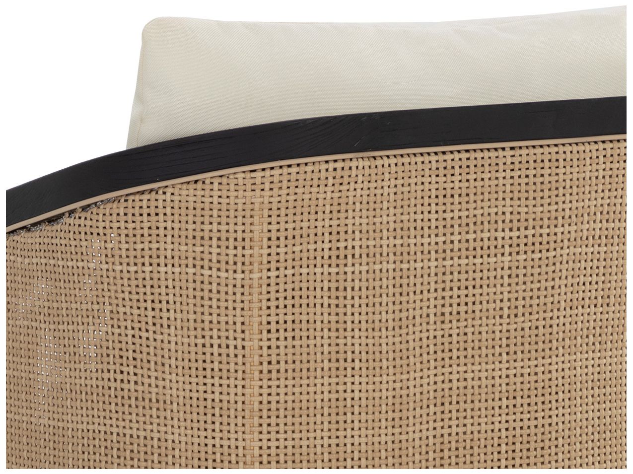 Sunpan Palermo Dining Chair Charcoal Stinson Cream