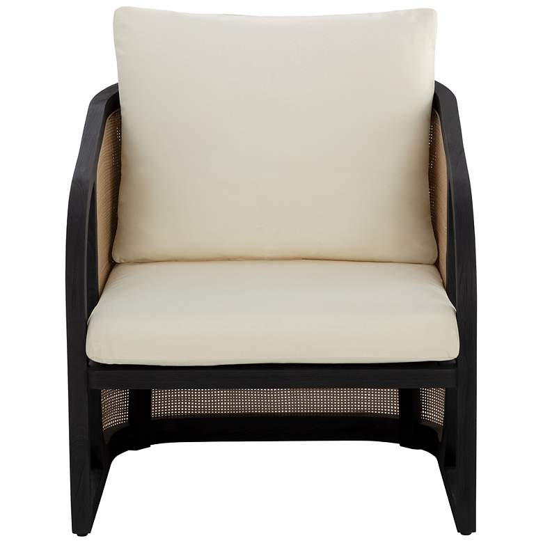 Image 2 Sunpan Palermo Lounge Chair Charcoal Stinson Cream more views