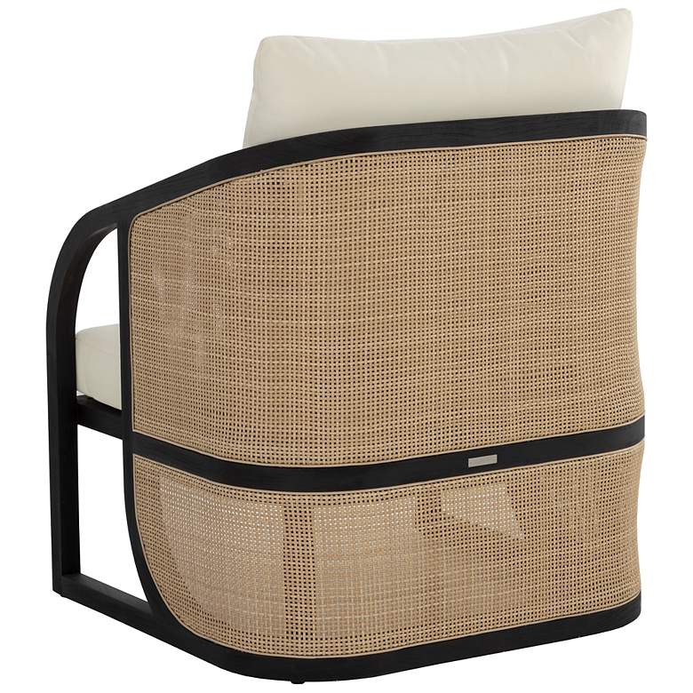 Image 4 Sunpan Palermo Lounge Chair Charcoal Stinson Cream more views