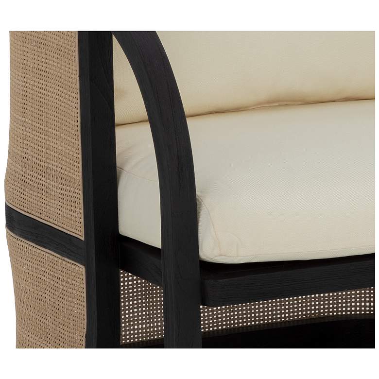 Image 5 Sunpan Palermo Lounge Chair Charcoal Stinson Cream more views