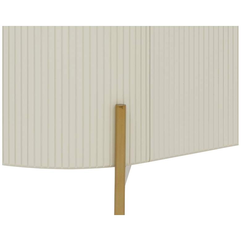 Image 6 Sunpan Paloma Bar Cabinet High Gloss Cream more views