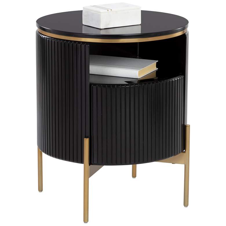 Image 1 Sunpan Paloma End Table Black
