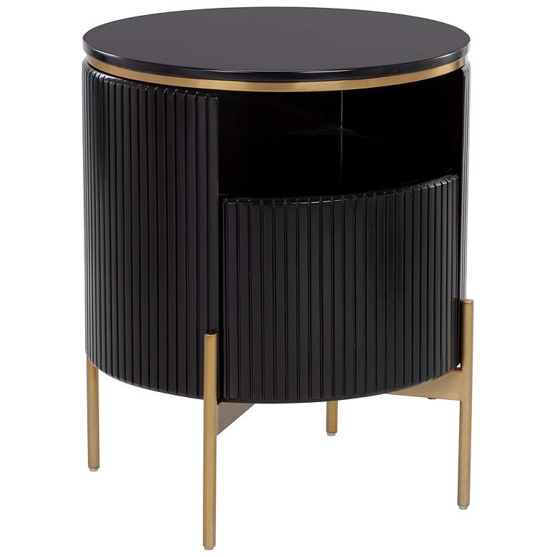 Image 2 Sunpan Paloma End Table Black more views