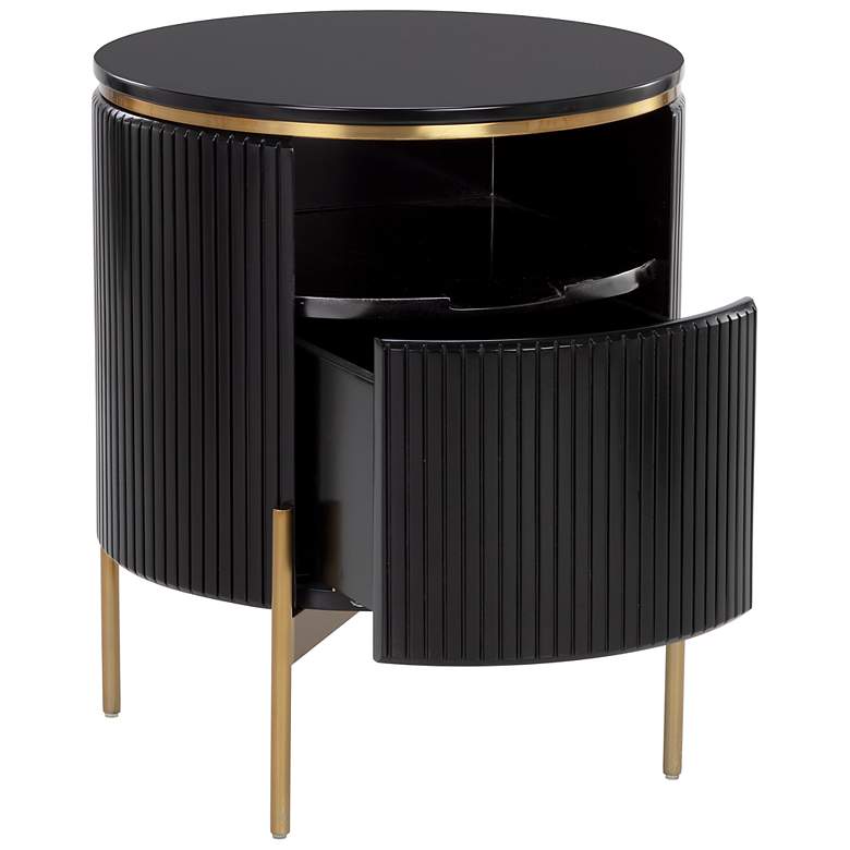 Image 3 Sunpan Paloma End Table Black more views