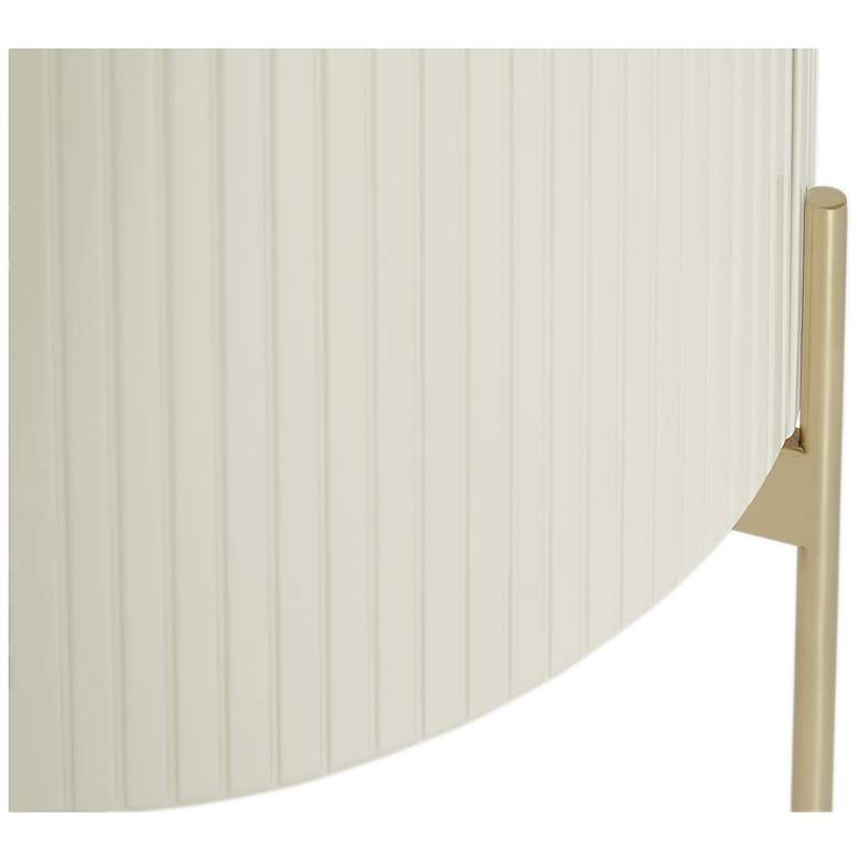 Image 4 Sunpan Paloma End Table High Gloss Cream more views