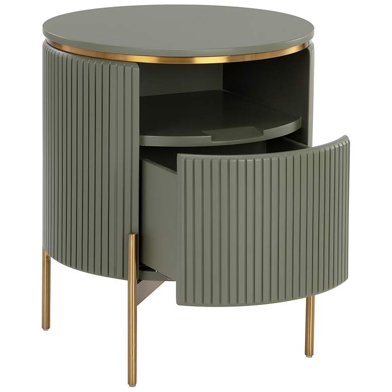 Image 3 Sunpan Paloma End Table Sage Green more views