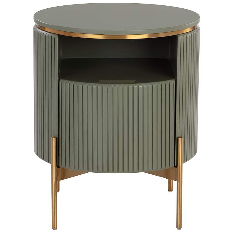 Image 4 Sunpan Paloma End Table Sage Green more views
