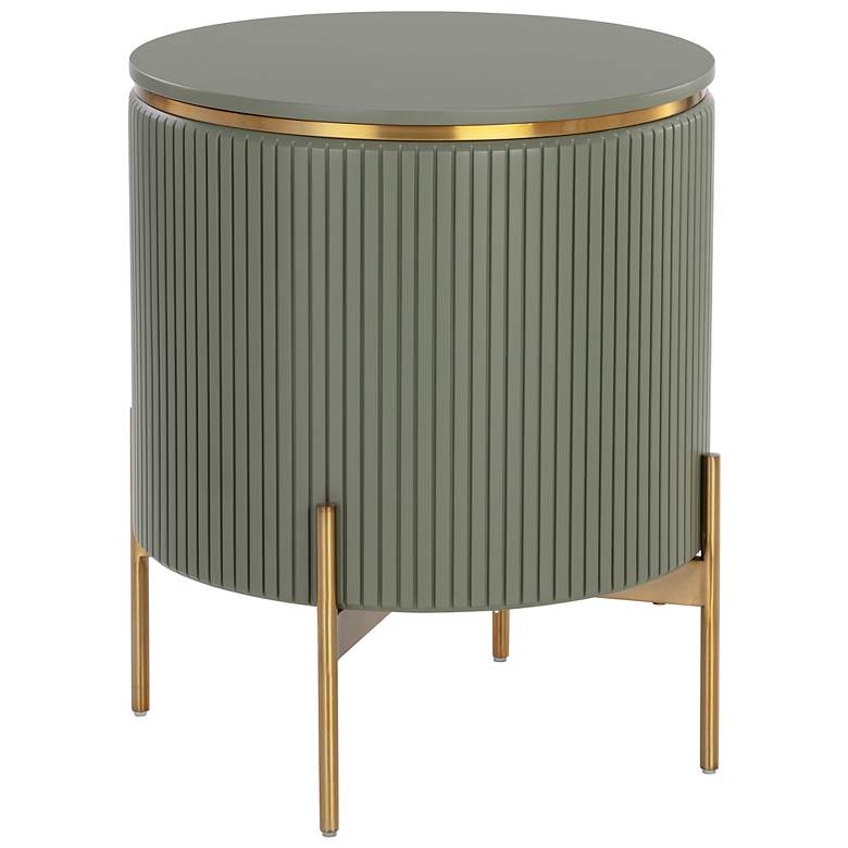 Image 5 Sunpan Paloma End Table Sage Green more views