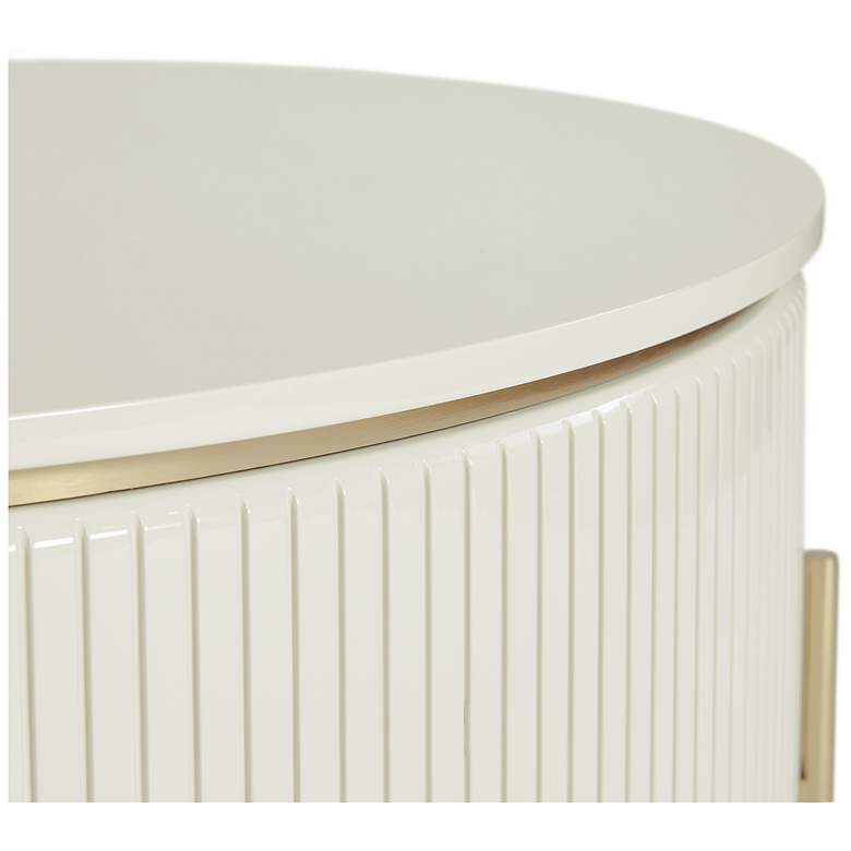 Image 4 Sunpan Paloma Lift Top Coffee Table High Gloss Cream more views