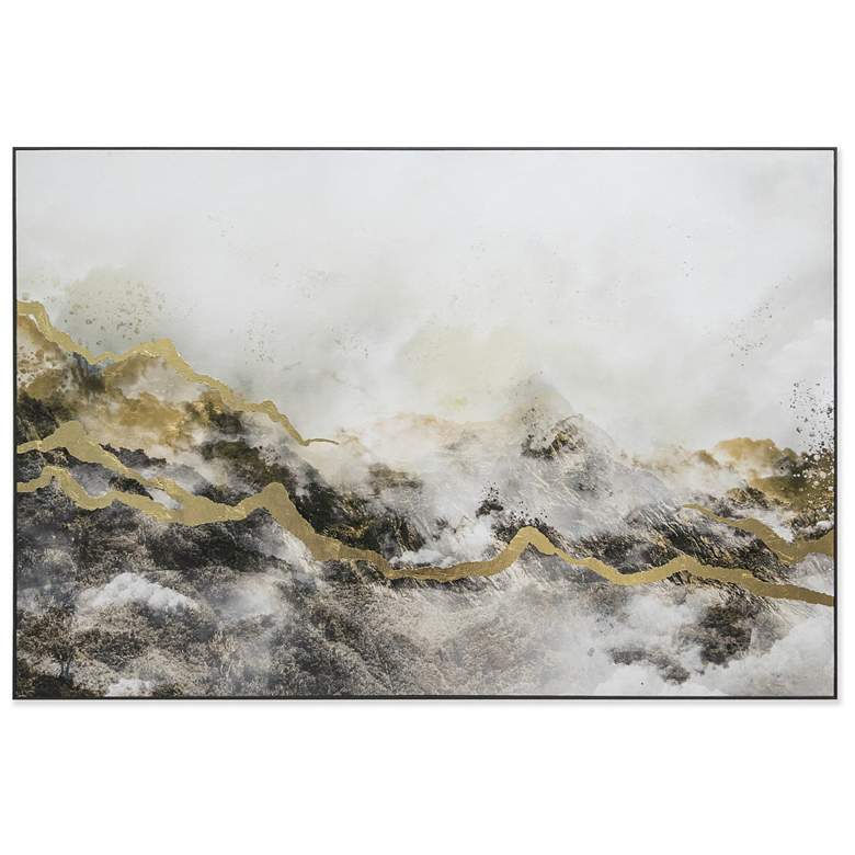 Image 1 Sunpan Paradise Found 72" X 48" Charcoal Frame