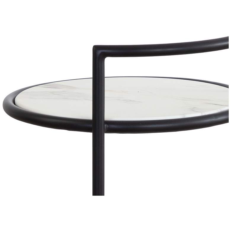 Image 6 Sunpan Parga End Table Black Marble Look more views