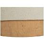 7_Sunpan Patras 48" Round Faux Wood and Concrete Modern Coffee Table more views