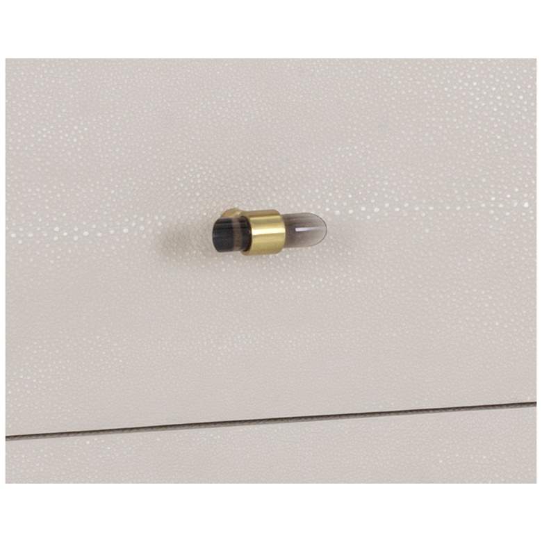 Image 5 Sunpan Pattinson Desk White Ceruse Oyster Shagreen more views