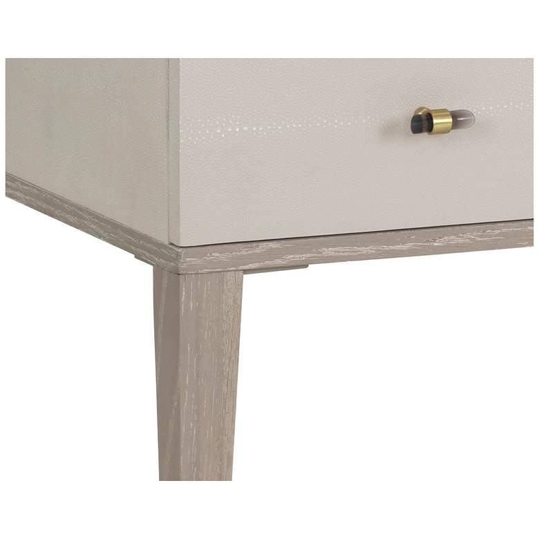 Image 6 Sunpan Pattinson Desk White Ceruse Oyster Shagreen more views