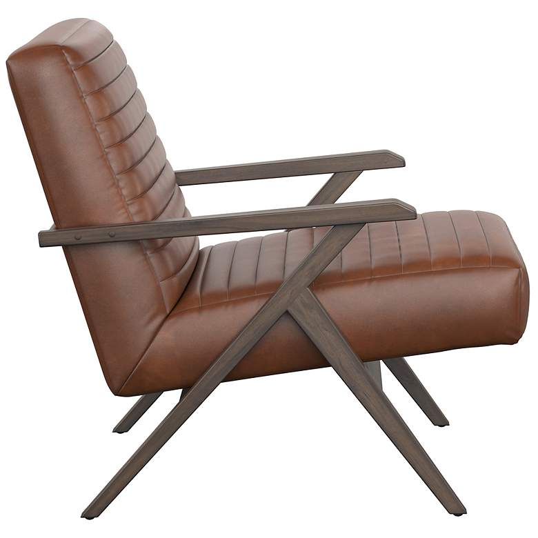 Image 3 Sunpan Peyton Lounge Chair Bravo Cognac more views