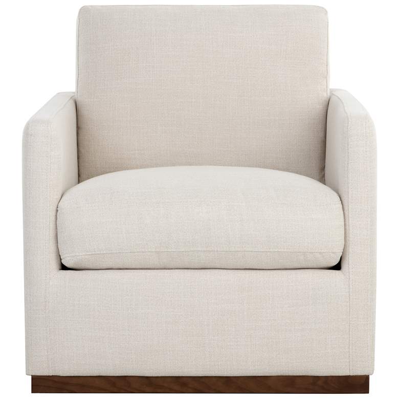 Image 3 Sunpan Portman Swivel Lounge Chair Effie Linen more views