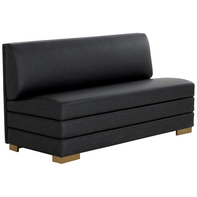 Image 1 Sunpan Radcliff Banquette Bravo Black