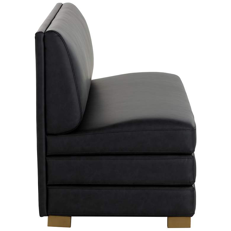 Image 3 Sunpan Radcliff Banquette Bravo Black more views