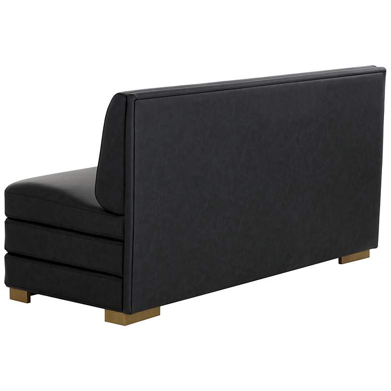 Image 4 Sunpan Radcliff Banquette Bravo Black more views