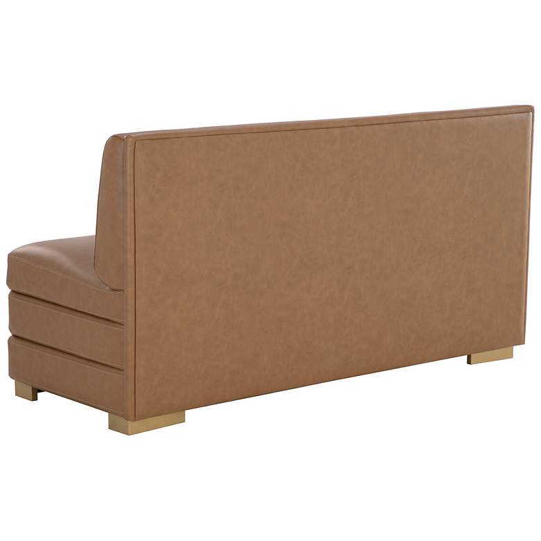 Image 3 Sunpan Radcliff Banquette Milliken Cognac more views