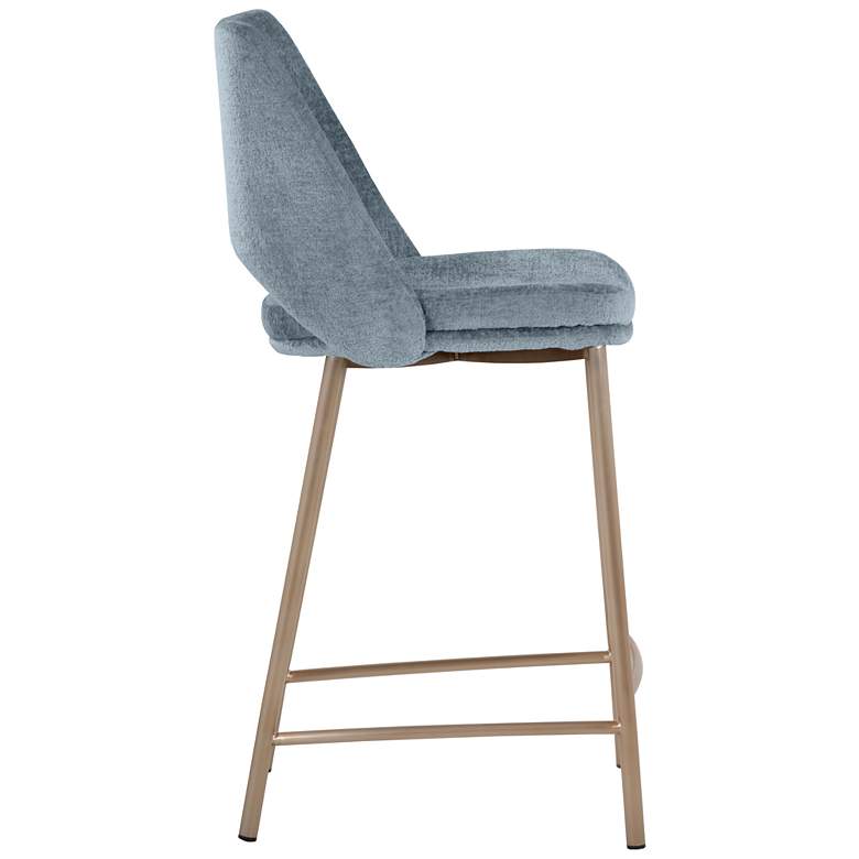 Image 2 Sunpan Radella Counter Stool Bergen French Blue more views
