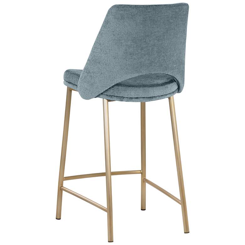 Image 3 Sunpan Radella Counter Stool Bergen French Blue more views