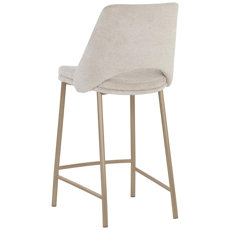Image 3 Sunpan Radella Counter Stool Bergen Taupe more views