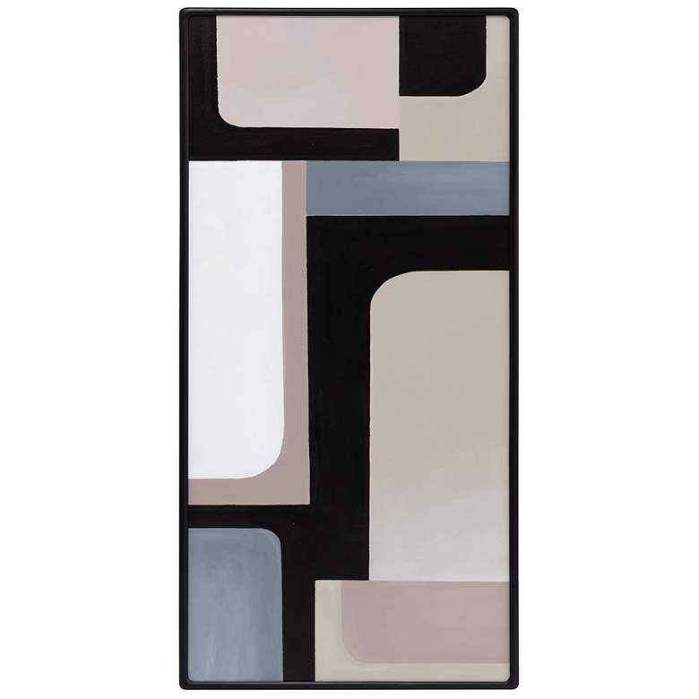 Image 2 Sunpan Radical Interpretation (Set of 3) 28" X 66" Black Floater Frame more views