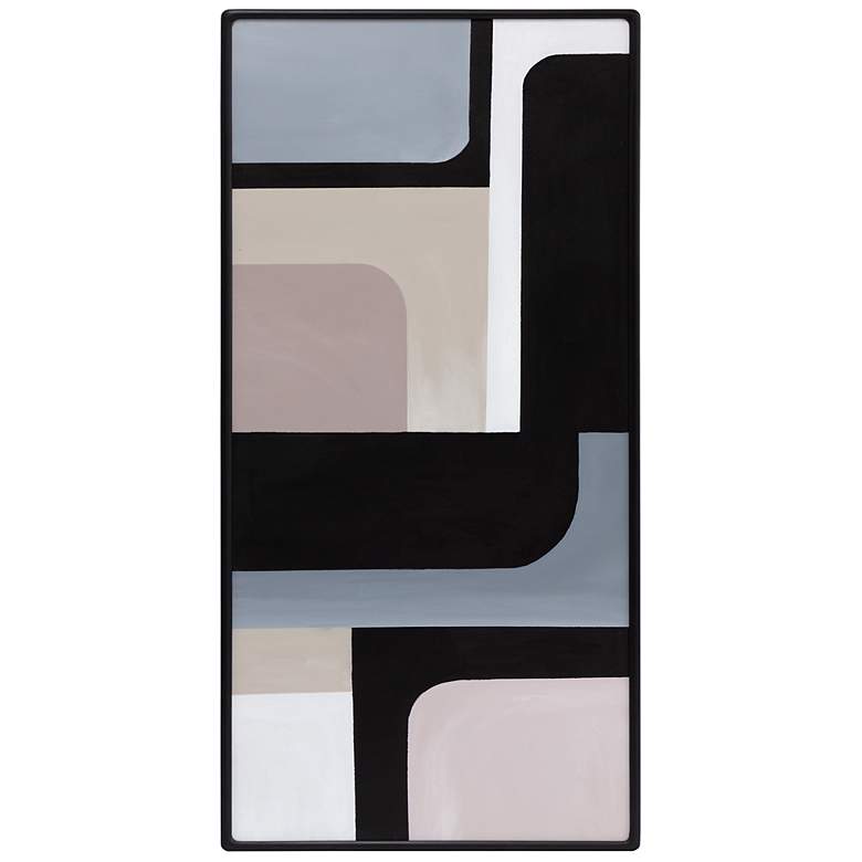 Image 3 Sunpan Radical Interpretation (Set of 3) 28" X 66" Black Floater Frame more views