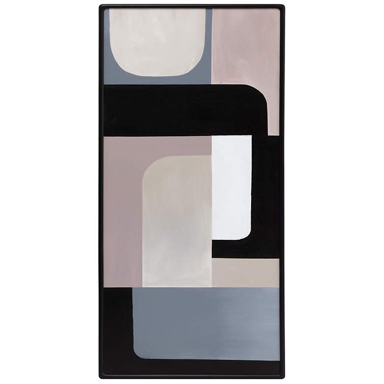 Image 4 Sunpan Radical Interpretation (Set of 3) 28" X 66" Black Floater Frame more views