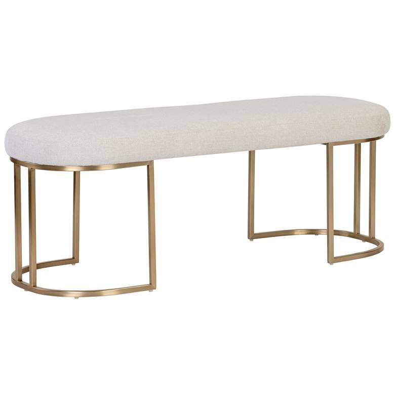 Image 1 Sunpan Rayla Bench Belfast Oatmeal